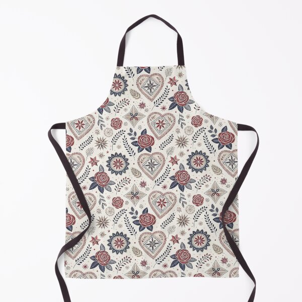 Item preview, Nordic Valentine Folk Mix | Scandinavian Romantic Symbols designed and sold by Shuga-Design.