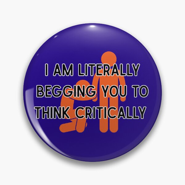 Item preview, Think critically designed and sold by DrWhatever.