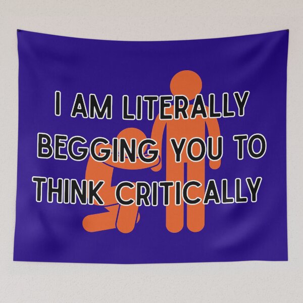 Item preview, Think critically designed and sold by DrWhatever.