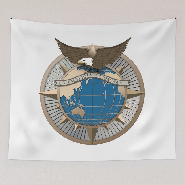 Item preview, United States Indo-Pacific Command (USINDOPACOM) Seal designed and sold by Nikki SpaceStuffPlus.