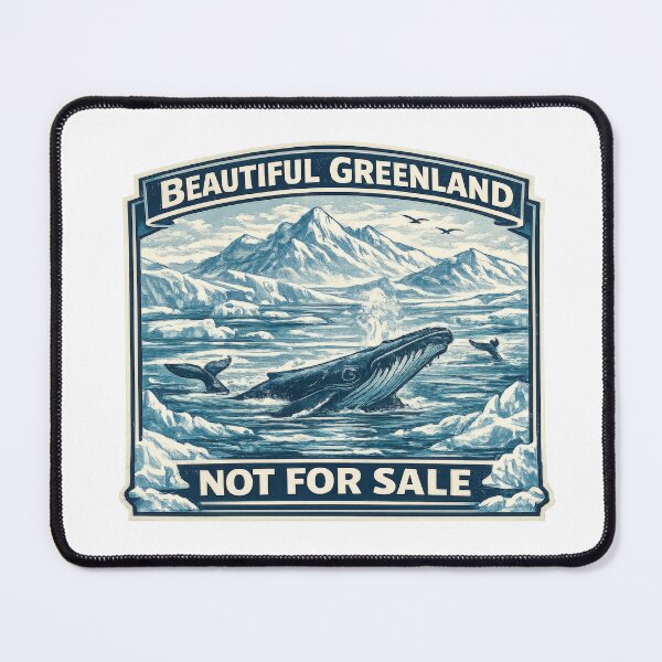 Item preview, Greenland Is Not for sale meme poster designed and sold by olenapetol.