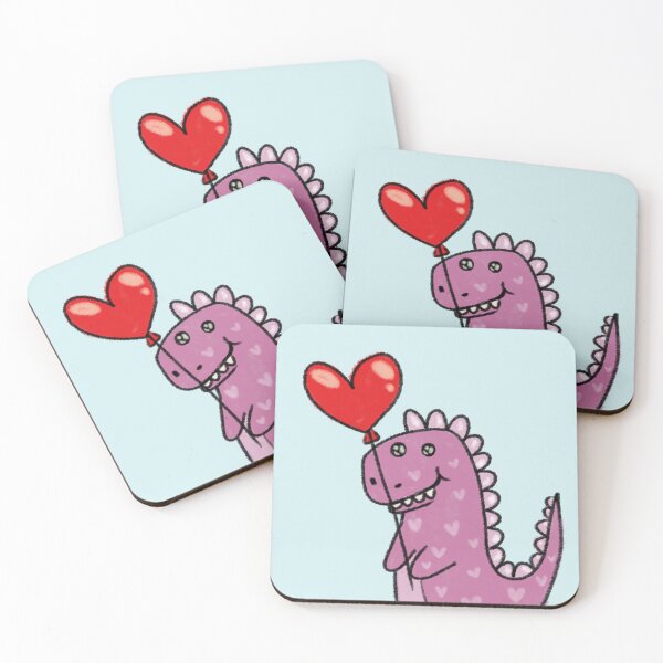 Item preview, Cute Valentines Day Dinosaur designed and sold by NinniShop.