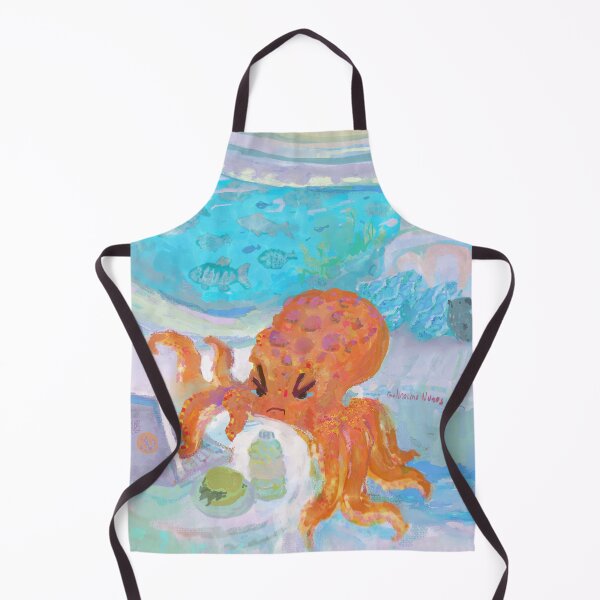 Item preview, An octopus throwing a tantrum because people are saying bad things about his favorite band on the internet. designed and sold by guilhernunes.