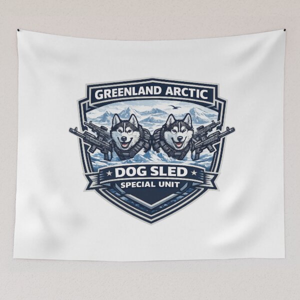 Item preview, Greenland dog sled political meme designed and sold by olenapetol.