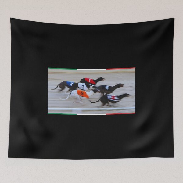 Item preview, Vintage Dog Racing Photo | Retro Greyhound Racing Art | Classic Canine Graphic designed and sold by Otaku Style.