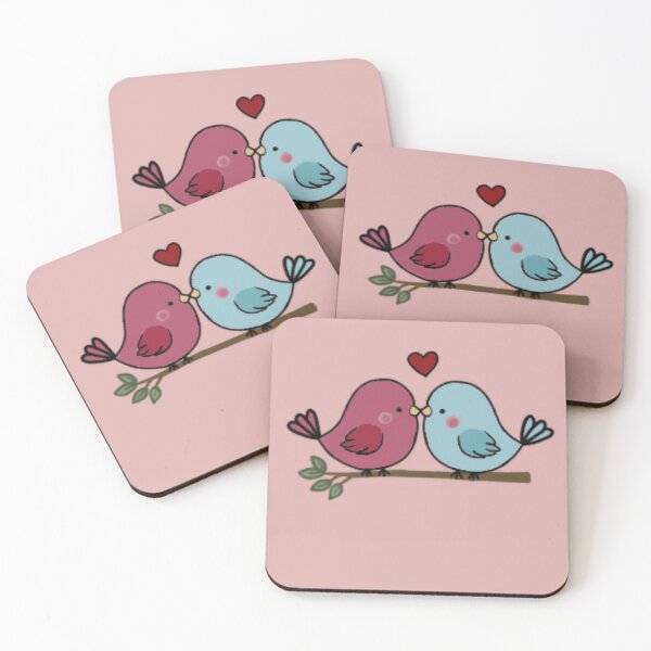 Item preview, Valentine love birds  designed and sold by Nimznology.
