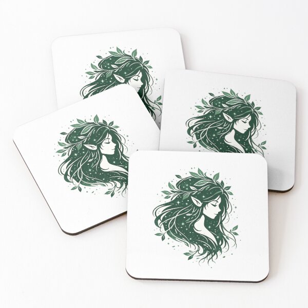 Item preview, Mavka Forest Spirit – Minimal Fantasy Nature T-Shirt designed and sold by JordanInk Studio.