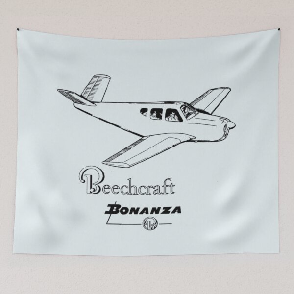 Item preview, bonanza airplane vtail beechcraft poh art pilot club designed and sold by PilotandPlane.