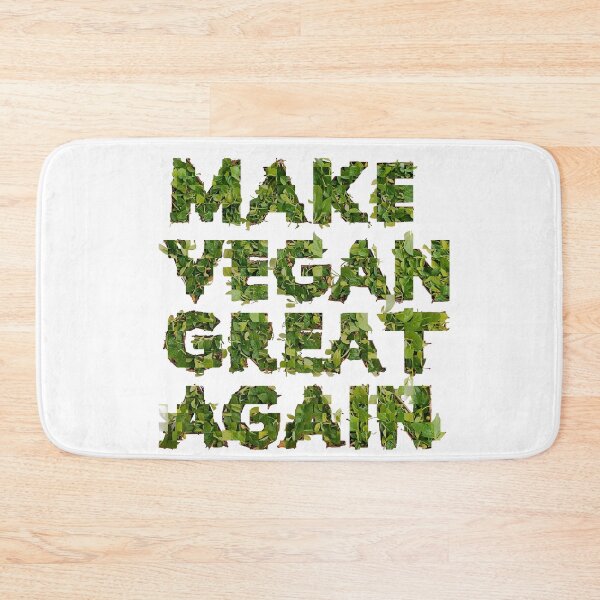 Item preview, Make Vegan Great Again – Green Leaf Typography designed and sold by v1per4ever.