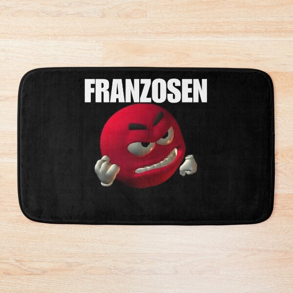 Item preview, French red evil emoji designed and sold by LayersDesign.