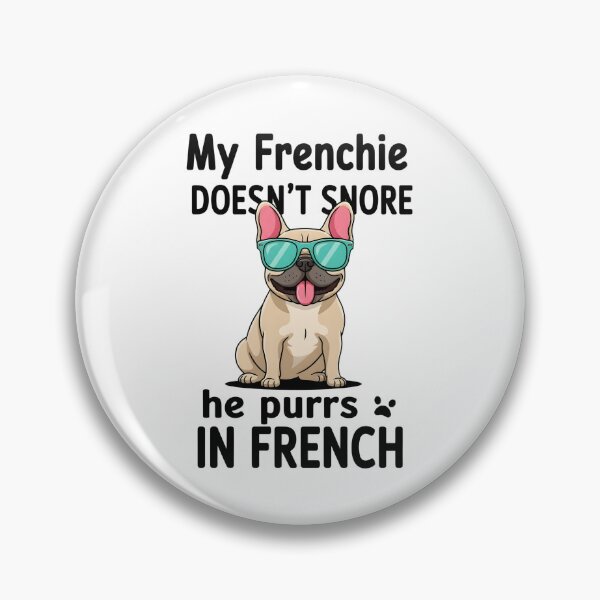 Item preview, Purring Frenchie Funny French Bulldog Owner Joke designed and sold by OlakunleOloroz.