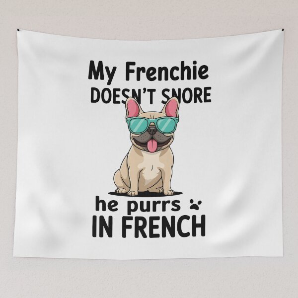 Item preview, Purring Frenchie Funny French Bulldog Owner Joke designed and sold by OlakunleOloroz.