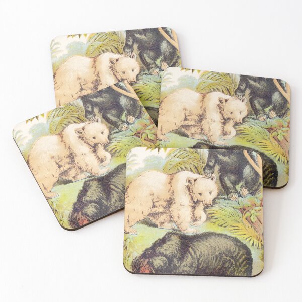 Item preview, Species of Bears vintage illustration art designed and sold by Vintage Designs +.