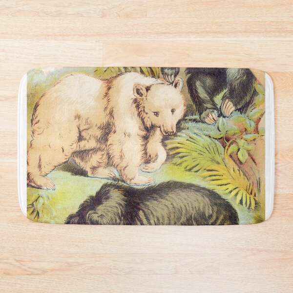 Item preview, Species of Bears vintage illustration art designed and sold by Vintage Designs +.