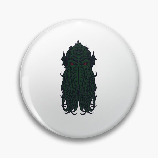 Item preview, Dark Green Tribal Cthulhu Face designed and sold by Steeb757.
