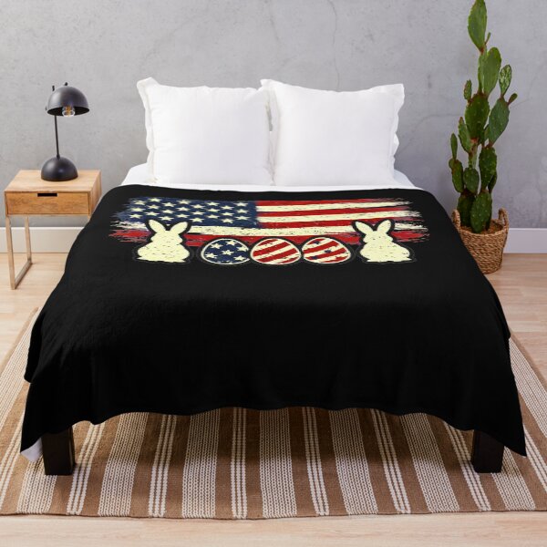 Item preview, Easter Egg Bunny American Flag Patriotic USA Men Women  designed and sold by clothesy7.