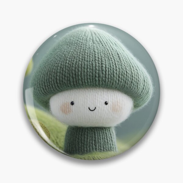 Item preview, Cute Knitted Mushroom – Kawaii Crochet Amigurumi designed and sold by v1per4ever.