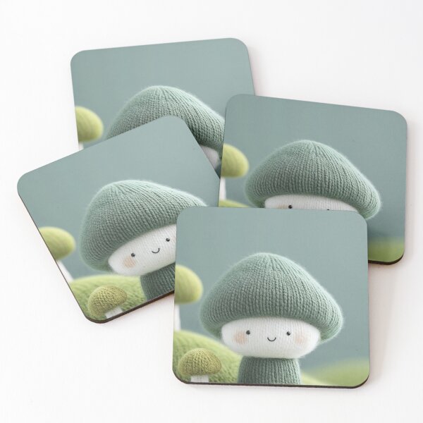 Item preview, Cute Knitted Mushroom – Kawaii Crochet Amigurumi designed and sold by v1per4ever.