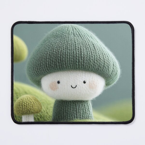 Item preview, Cute Knitted Mushroom – Kawaii Crochet Amigurumi designed and sold by v1per4ever.