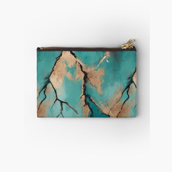 Item preview, Transformative Teal Kintsugi Mapscape designed and sold by Ewa Miller.