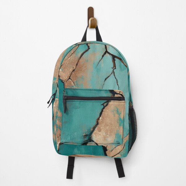 Item preview, Transformative Teal Kintsugi Mapscape designed and sold by Ewa Miller.