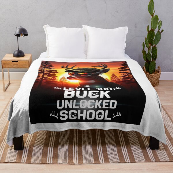 Item preview, Level 100 Buck Unlocked School Gamer Hunter Silhouette designed and sold by JaaCreativeShop.