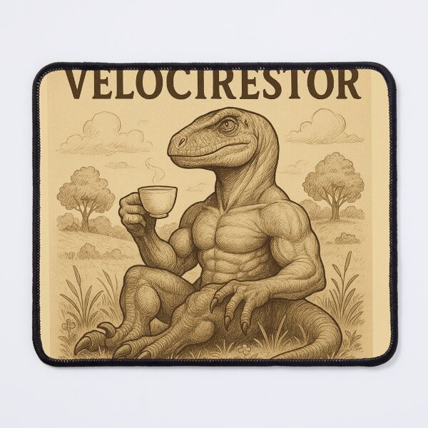 Item preview, Chill Jacked Velociraptor designed and sold by SwoleSaurus.