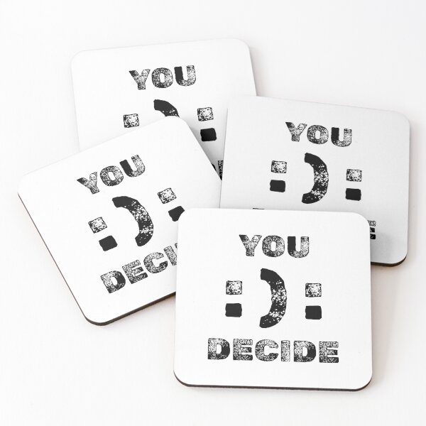 Item preview, Inspirational Motivation quote You Decide Face Emoji designed and sold by Artycom.