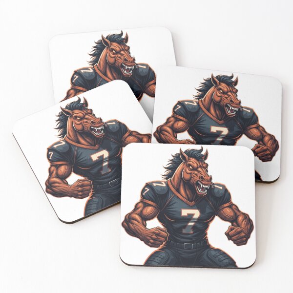 Item preview, Aggressive Dark Stallion Football Player #7 - Beast Mode designed and sold by Pandora´s Box.