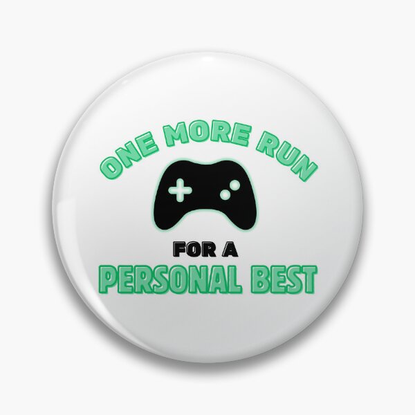 Item preview, One More Run for a Personal Best – Gamer Controller Graphic Design designed and sold by PHRASEandSTYLE.