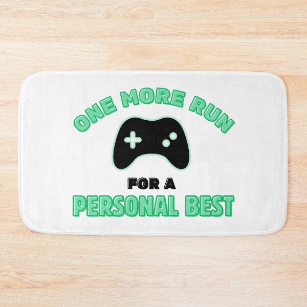 Item preview, One More Run for a Personal Best – Gamer Controller Graphic Design designed and sold by PHRASEandSTYLE.