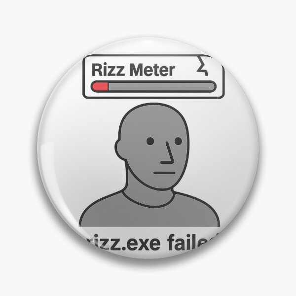 Item preview, Rizz – Rizz.exe NPC Meme Design designed and sold by NPCDegen.