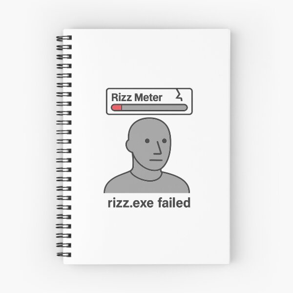 Item preview, Rizz – Rizz.exe NPC Meme Design designed and sold by NPCDegen.