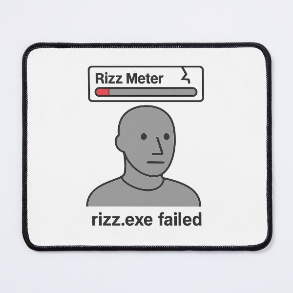 Item preview, Rizz – Rizz.exe NPC Meme Design designed and sold by NPCDegen.