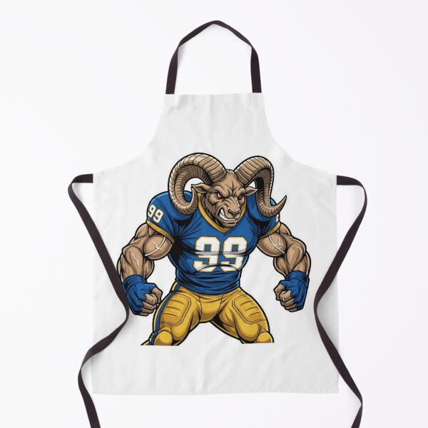 Item preview, Mighty Ram Football Player #99 - Blue and Gold designed and sold by Pandora´s Box.