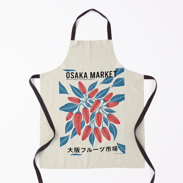 Item preview, Osaka Market Poster – Bold Japanese Chili Art Inspired by Urban Food Culture designed and sold by paulo silveira.