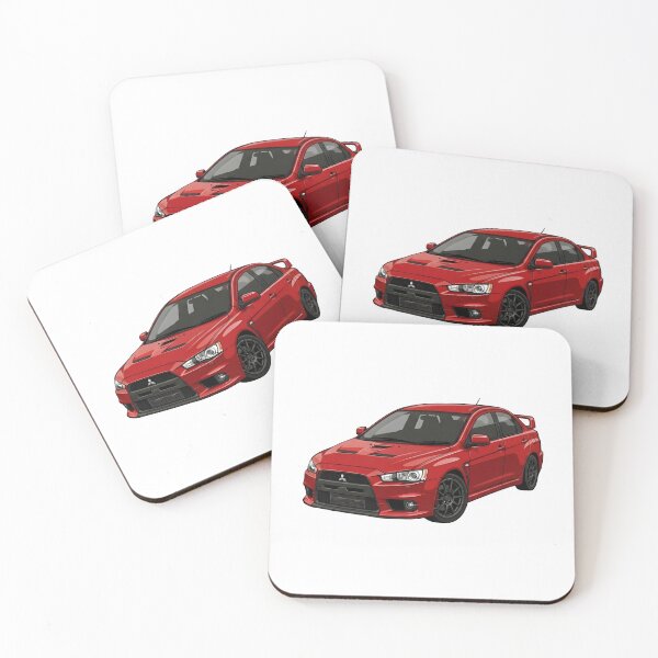 Item preview, Mitsubishi Lancer Evolution X red  designed and sold by dpCarDesign.