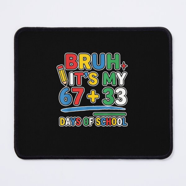 Item preview, Bruh Its My 67 33 Days of School Funny 100th Day Boys Kids designed and sold by Juansustait.