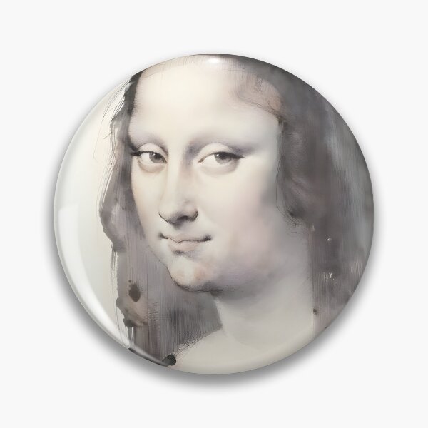Item preview, Mona Lisa Abstract Ink Art designed and sold by ReverieTown.