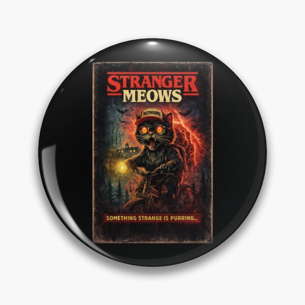 Item preview, Stranger Meows – Something Strange Is Purring designed and sold by PureXpress.