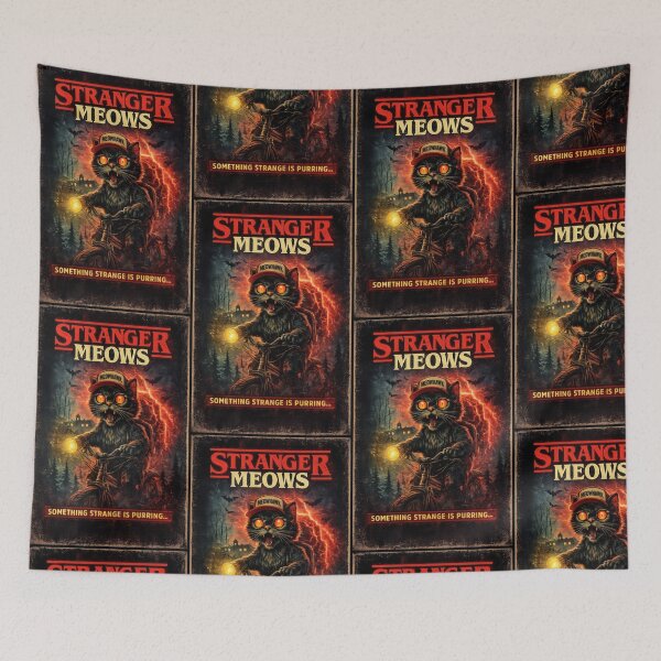 Item preview, Stranger Meows – Something Strange Is Purring designed and sold by PureXpress.