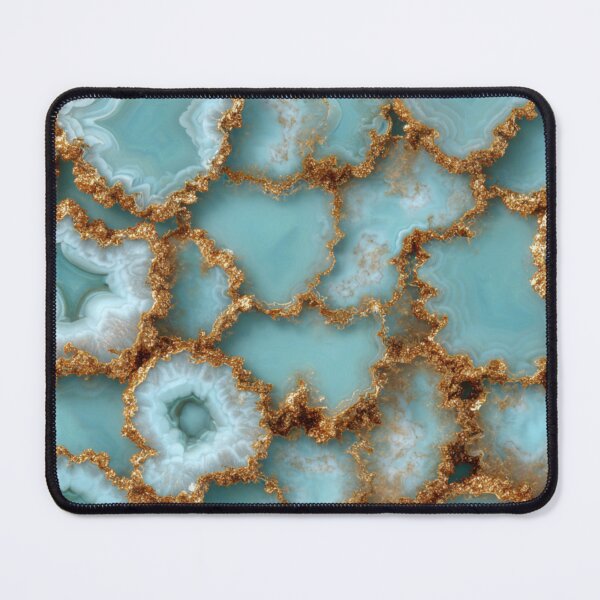Item preview, Celestial Azure & Molten Gold Agate Dream designed and sold by Ewa Miller.