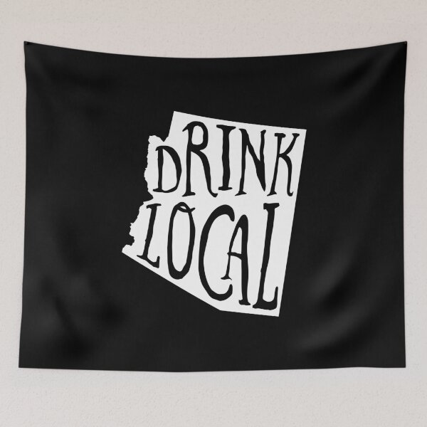 Item preview, Drink Local Arizona State Outline Craft Beer designed and sold by graf1k.