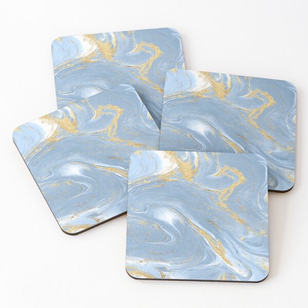 Item preview, Celestial Azure & Molten Gold Agate Dream designed and sold by Ewa Miller.