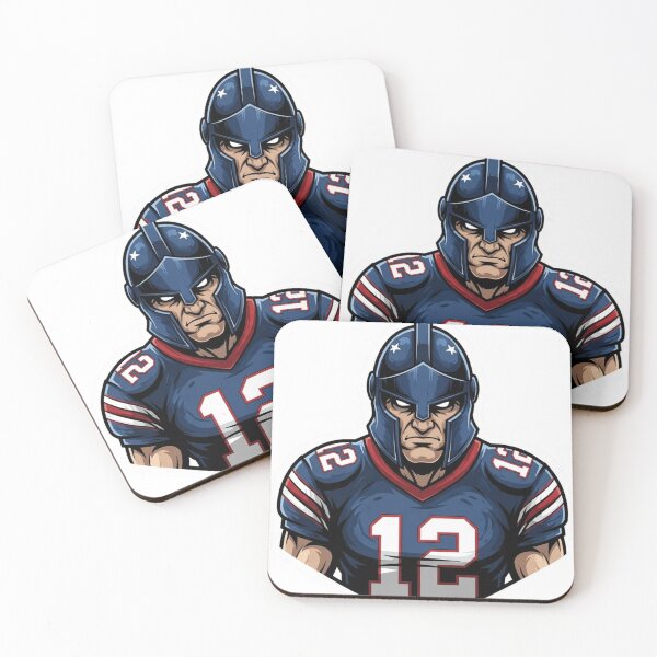 Item preview, Iron Soldier Football Player #12 - Patriotic Warrior designed and sold by Pandora´s Box.