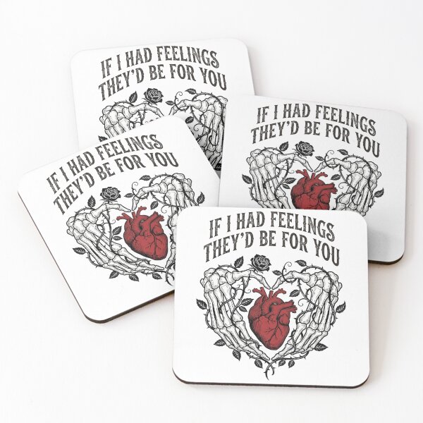 Item preview, If I Had Feelings They'd Be for You Skeleton Heart Valentine designed and sold by OlakunleOloroz.