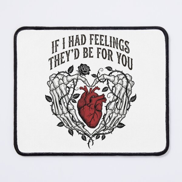Item preview, If I Had Feelings They'd Be for You Skeleton Heart Valentine designed and sold by OlakunleOloroz.