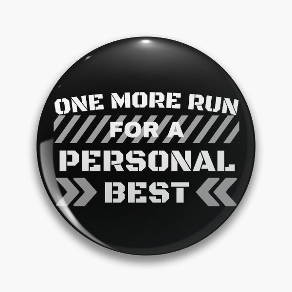 Item preview, One More Run for a Personal Best – High Energy Gaming Typography Design designed and sold by PHRASEandSTYLE.