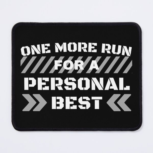 Item preview, One More Run for a Personal Best – High Energy Gaming Typography Design designed and sold by PHRASEandSTYLE.