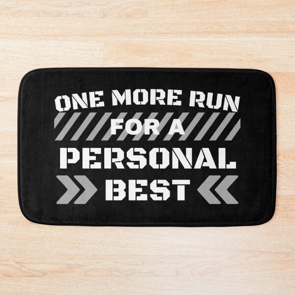 Item preview, One More Run for a Personal Best – High Energy Gaming Typography Design designed and sold by PHRASEandSTYLE.